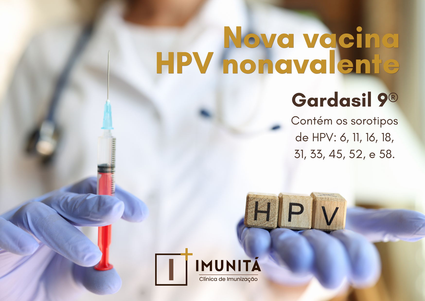 Vacina HPV 9 – Nonavalente